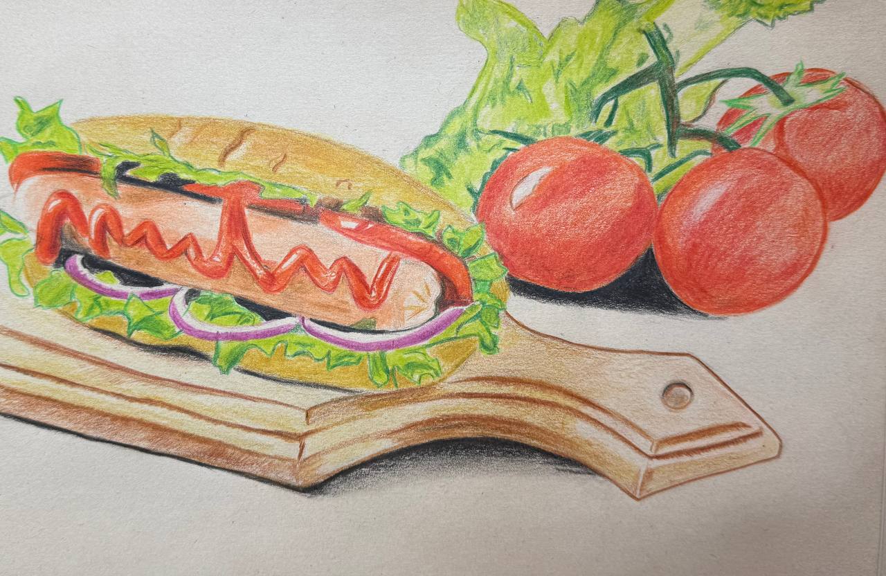 آموزش نقاشی سیاه قلم سپیده پاشاپور